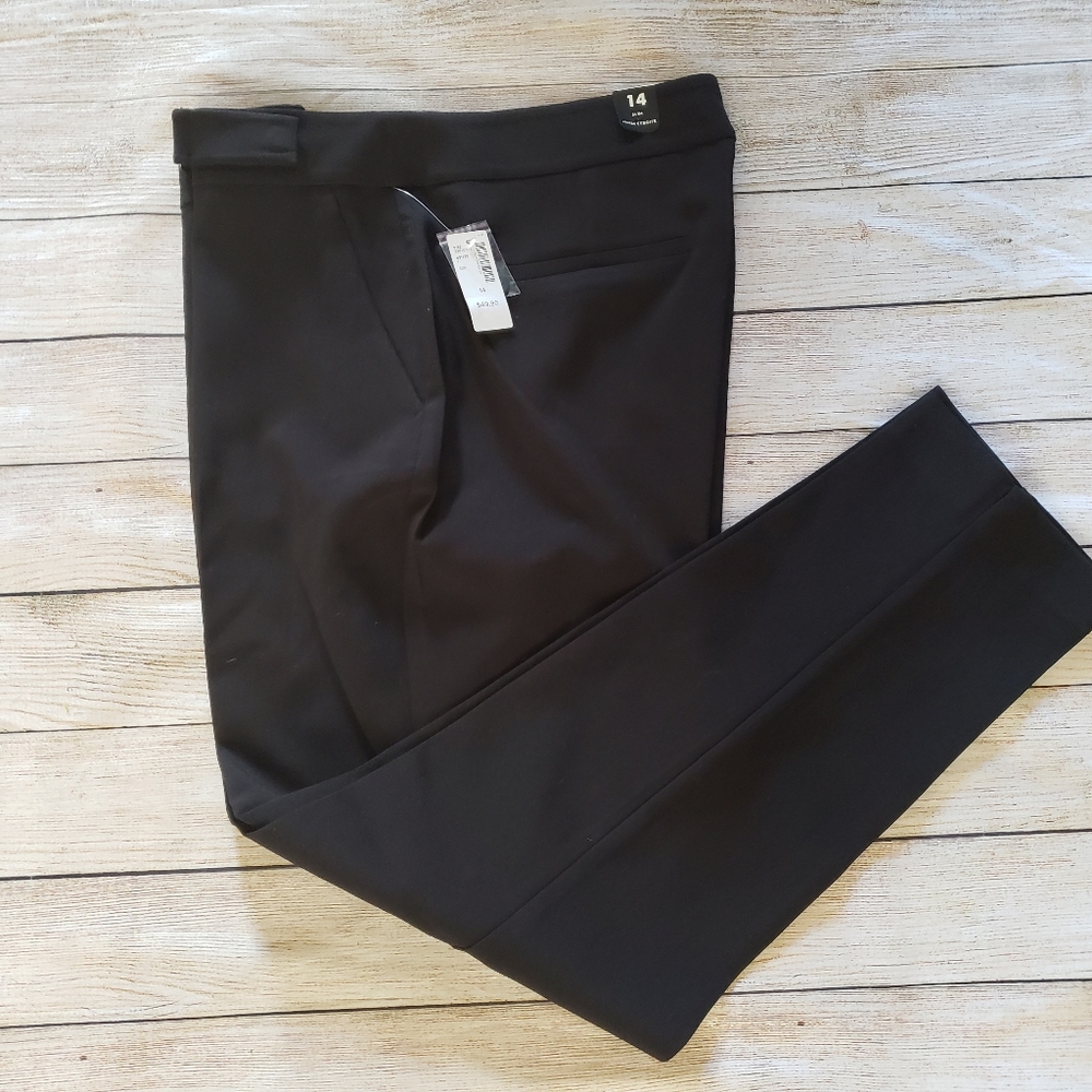 Ladies high waisted slim fit dress pants